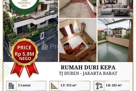 Dijual Cepat Rumah Bagus Duri Kepa, Kebon Jeruk, Tanjung Duren - Jakarta Barat