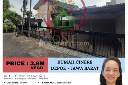 Dijual Rumah di Cinere, Depok – Jawa Barat