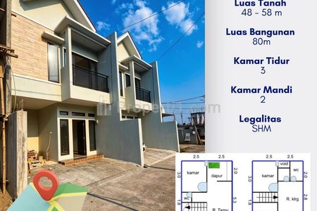 Dijual Rumah Baru di Pondok Ranggon, Jakarta Timur