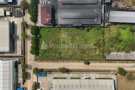 Jual Kavling di Kawasan Industri Millenium Cikupa Tangerang, Hadap Barat
