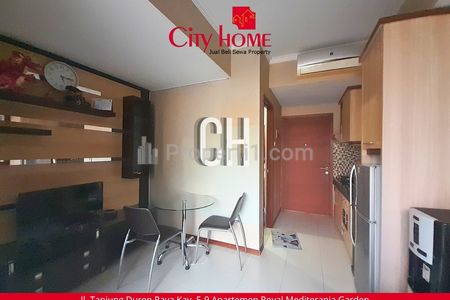 Disewakan Apartemen 1 BR Furnish di Royal Mediterania Garden Residence Podomoro City
