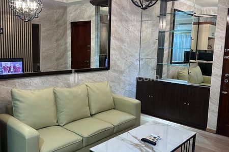Jual Apartemen Mediterania Garden Residence 2 Central Park 2BR Full Furnished Mewah Siap Huni