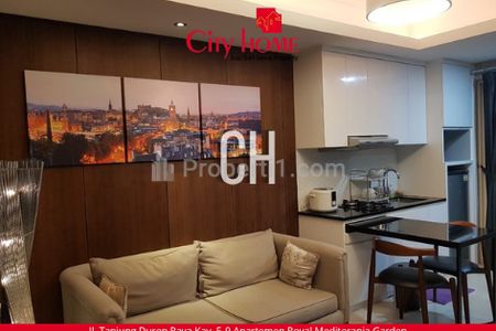 Disewakan Apartemen 2+1 BR Furnish di Royal Mediterania Garden Podomoro City
