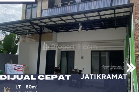 Dijual Rumah Cluster Lingkungan Aman Nyaman di Jatikramat Jatiasih Bekasi