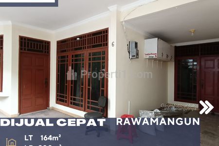 Dijual Cepat BU Rumah di Rawamangun Pulogadung Jakarta Timur