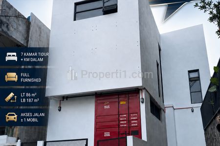 Jual Rumah Kost Baru Cisitu Indah Dekat Dago, ITB Tamansari Bandung