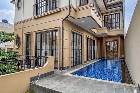 Jual Rumah di Kebayoran Baru, Jakarta Selatan - Brand New, Private Lift & Private Pool