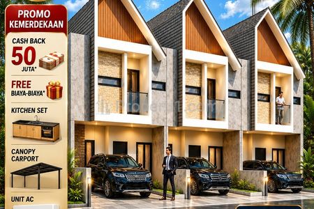 Dijual Rumah Cluster Exclusive di Pondok Ranggon, Cipayung, Jakarta Timur