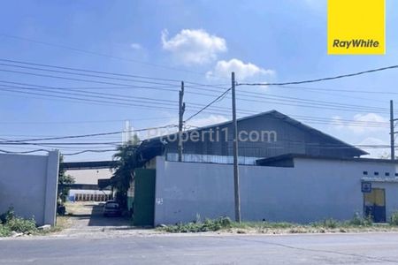 Dijual Gudang Raya Ngrame Pungging Mojokerto LT 4357m2 Pinggir Jalan