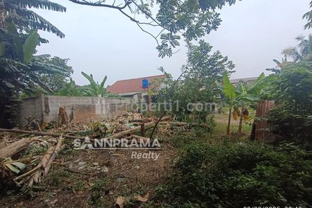 Dijual Tanah Luas Strategis Pinggir Jalan Raya Sawangan Pancoran Mas Depok