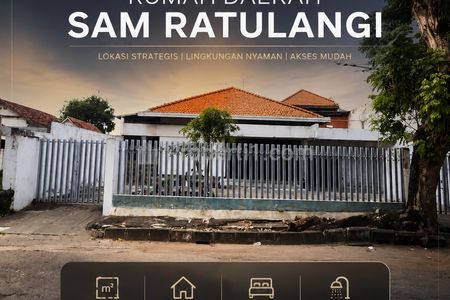 Dijual Rumah Pusat Kota Jalan Sam Ratulangi Surabaya