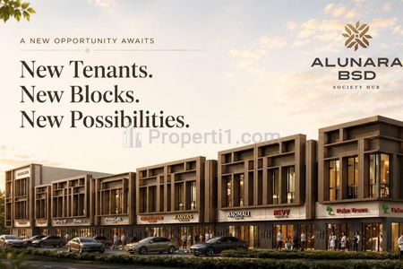 Dijual Ruko Alunara Harga Murah di BSD City