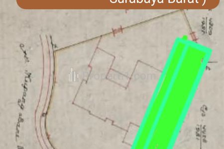 Jual Tanah Kavling 280m2 Nol Jalan Raya Kupang Baru, Dukuh Kupang - Dekat Raya Darmo Baru Barat, Jl. Kupang Indah, Ngesong, Akses Tol Satelit Surabaya