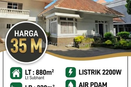 Dijual Rumah di Jalan Ijen Malang, Luas Tanah 880m2