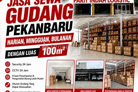 Sewa Gudang & Tempat Penyimpanan Barang di Bukit Raya, Pekanbaru - Lokasi Strategis & Mudah Diakses