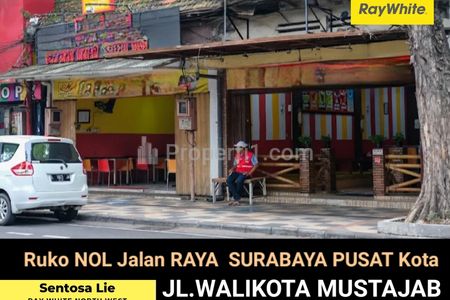 Dijual Ruko 5 Miliaran di Jl. Walikota Mustajab, Hadap Nol Jalan Raya, Ketabang, Genteng, Surabaya Pusat Kota - Cocok Buat Segala Usaha, Kantor, dll