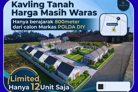 Dijual Tanah Kavling Murah 2 Jutaan SHM Free All Biaya-biaya di Wates, Bantul Dekat Polda Baru DIY - PROMO SEPTEMBER CERIA