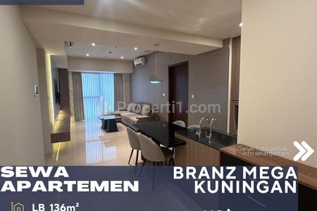 Apartement Branz Mega Kuningan For Rent 3BR Full Furnished