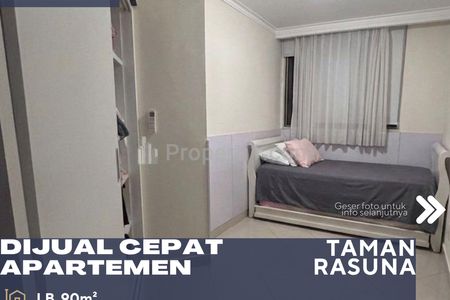 Dijual Cepat Apartemen Taman Rasuna 2BR Semi Furnish Harga di Bawah NJOP