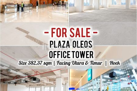 Jual Termurah Kantor Plaza Oleos Office Tower, 382 Sqm, Ready, DIRECT OWNER - YANI LIM 08174969303