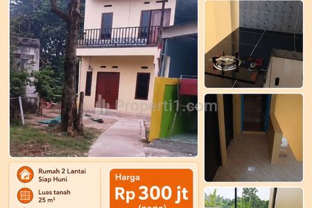 Dijual Rumah 2 Lantai Strategis di Tajur Halang, Bogor