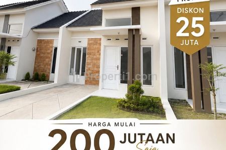 Dijual Rumah Baru Siap Huni Dekat RSUD Soekandar Mojosari Mojokerto - Promo September Ceria Discount Up 45 Juta