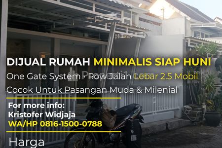 Dijual Rumah Greenlake Wonorejo Surabaya Timur Row Jalan Lebar