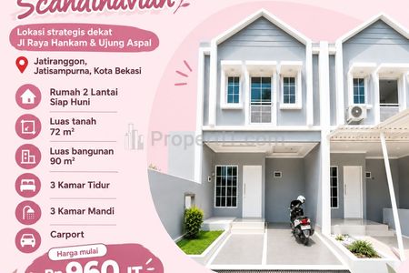 Dijual Rumah Baru Scandinavian di Jatiranggon, Jatisampurna, Bekasi