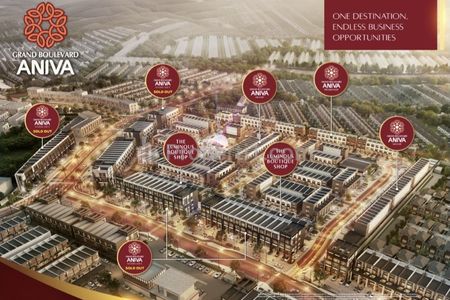 Dijual Ruko Premium Grand Boulevard Aniva di Gading Serpong - Lokasi Sangat Strategis