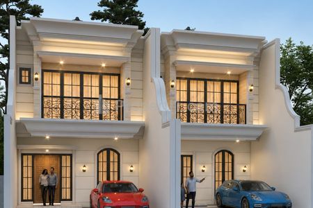 Dijual Rumah Baru Gress American Classic Style di Sutorejo Prima, Row Jalan Terlebar, Dekat Pakuwon City Mall dan Kampus ITS Surabaya Timur