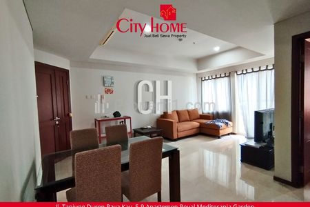 Disewakan Apartemen 2+1 BR Furnished Royal Mediterania Garden Podomoro City