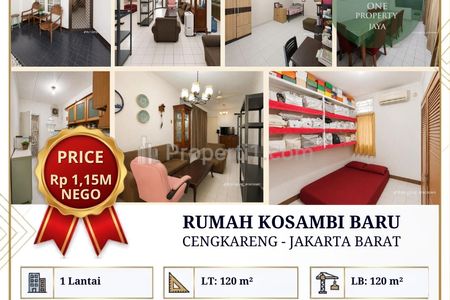 Dijual Rumah Kosambi Baru, Cengkareng - Jakarta Barat