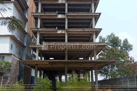 Dijual Gedung Murah Bagus Lokasi Strategis 7 Lantai Setengah Jadi di Harapan Indah Bekasi Siap Pakai dan Siap Usaha