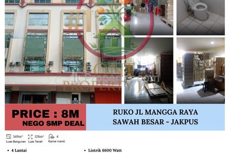 Dijual Ruko Jl Mangga Dua Raya, Mall Mangga Dua, Sawah Besar - Jakarta Pusat
