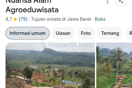 Jual Kavling Tanah Cantik Nuansa Alam Agrowisata 6, Cariu, Bogor