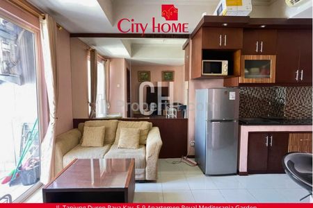 Dijual Apartemen 1 BR Furnish di Royal Mediterania Garden Podomoro City