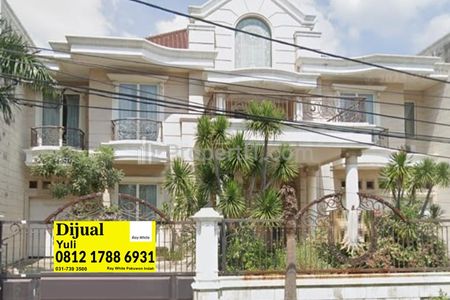 Dijual Rumah Araya Sukolilo Surabaya Timur Kawasan Elite 2 Lantai Mewah