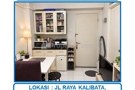 Jual Cepat Apartemen Kalibata City 2 BR Semi Furnished di Jakarta Selatan