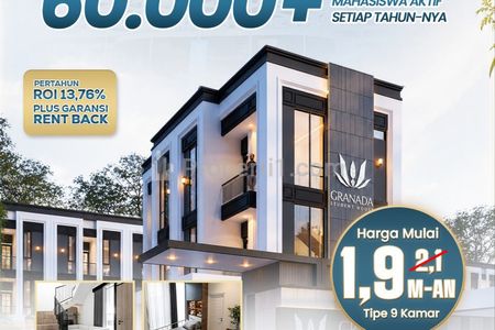 Jual Rumah Kost Lokasi Strategis Dekat Kampus di Tembalang, Semarang