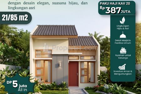 Dijual Rumah KPR DP 5 Juta Saja di Pakuhaji Bandung Barat - Dekat Tol Padalarang