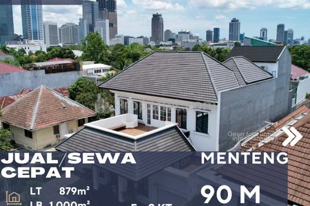Dijual Disewakan Rumah Mewah Brand New di Pusat Jakarta Menteng