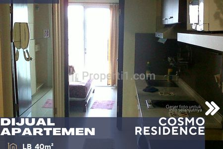 Dijual Apartemen Cosmo Residence 1BR Full Furnished