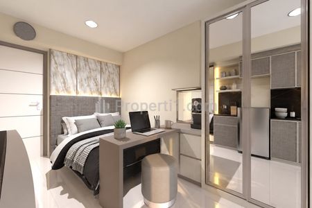 Dijual Apertemen Educity Residence Studio Full Furnished Baru, Tower Yale Lantai Rendah, Dekat Kampus ITS dan Sekolah International, Surabaya Timur