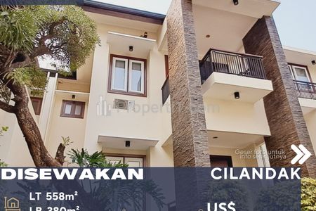 Disewakan Rumah Mewah Dalam Perumahan Elite di Cilandak Jakarta Selatan