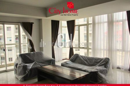 Dijual Apartemen 3+1 BR Furnish di Royal Mediterania Garden Podomoro City