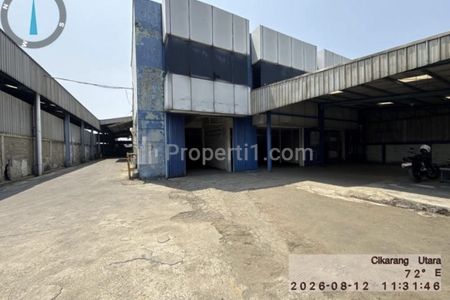 Dijual Pabrik Siap Pakai Area Bebas Banjir di Jababeka Bekasi