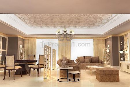 Disewakan Apartemen Botanica Simprug 3+1BR – Unit Mewah, Furnish, Akses Dekat Binus School