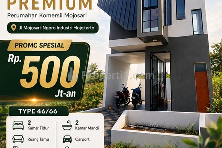 Dijual Rumah Cantik 2 Lantai SHM 5 Menit dari RSUD Mojosari Mojokerto
