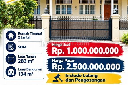 Dijual Di Bawah Harga Pasar Via Lelang Rumah Taman Rempoa Indah Tangerang Selatan