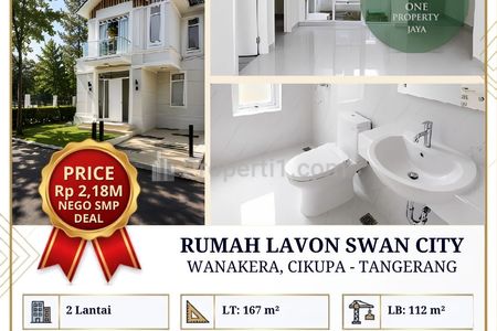 DIJUAL CEPAT NEGO SAMPE DEAL! JUAL BU BGT! RUMAH HOEK DI LAVON CLUSTER LAVISA!